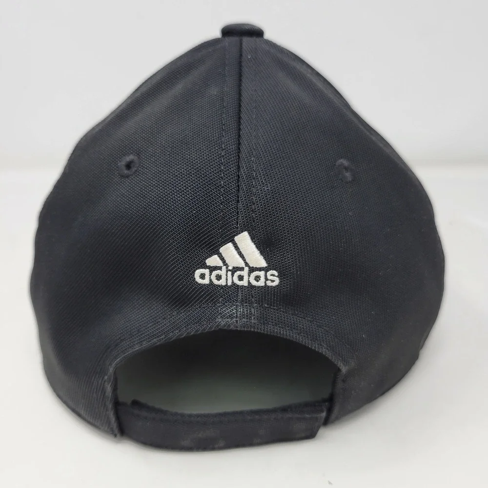 Adidas Aeroready Black Adjustable Baseball Hat Embroidered‎ Logo RN 90288